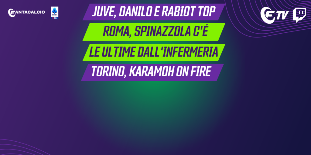 Live Juve Danilo E Rabiot Super Torino Karamoh On Fire Roma